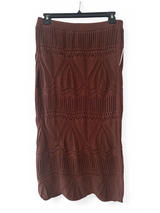 Altar'd State Dresses & Skirts - Altar’d State NWT Women’s Brown Knit Midi Skirt